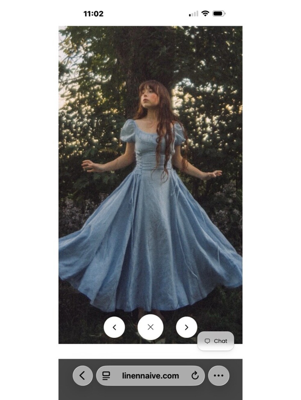 Linnenaive Cinderella Dress